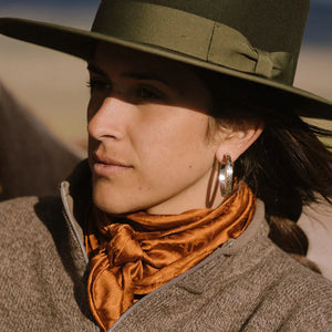 The Clara Countryside Hoop - Vogt Silversmiths