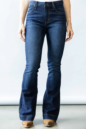 Women's Jennifer Dark Wash Jeans - Kimes Ranch