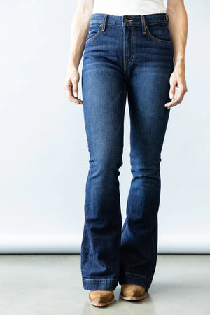 Women's Jennifer Dark Wash Jeans - Kimes Ranch