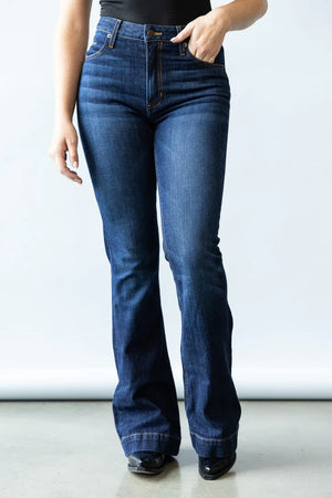 Women's Jennifer Dark Wash Jeans - Kimes Ranch