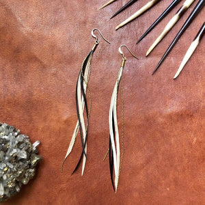 Mini Feather Earrings - ASTALI