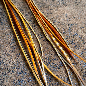 Mini Feather Natural Earrings - ASTALI