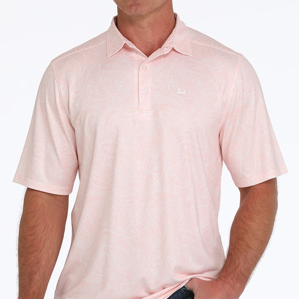 Men's Paisley Print Polo - Cinch