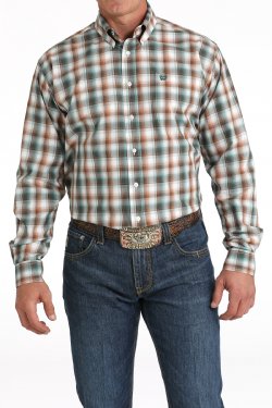 Men's Plaid Western Shirt - Cinch
