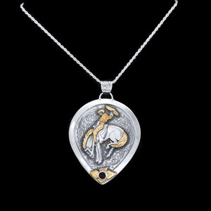 Cosmic Cowboy Pendant - Vogt Silversmiths