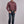Men's Brick Red Trellis L/S Snap Shirt - Roper