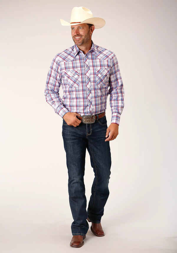 Men's Plaid Snap Shirt - Roper