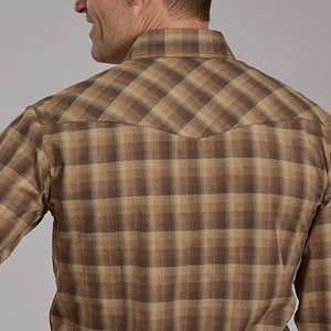 Men's Ombre Plaid Shirt - Roper