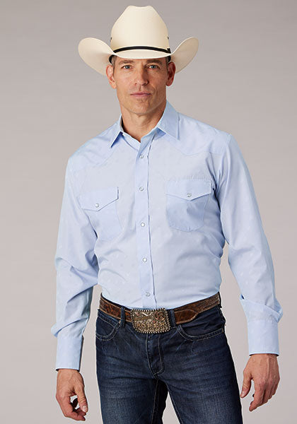 Men's L/S Snap Western Shirt - Roper