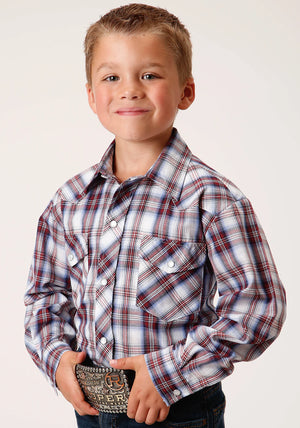 Boy's Plaid Shirt - Roper