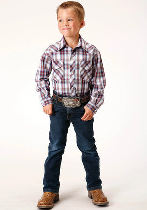 Boy's Plaid Shirt - Roper