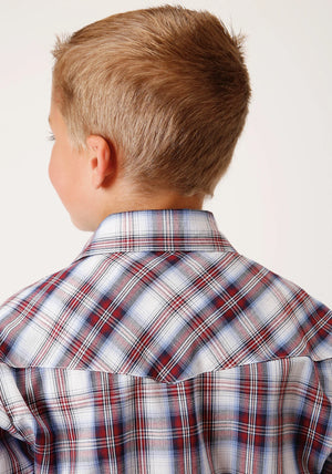 Boy's Plaid Shirt - Roper