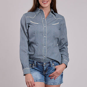 Women's Floral Wallpaper Shirt - Stetson