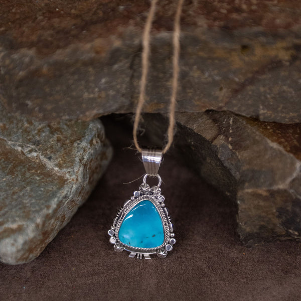 Navajo Turquoise Pendant - Matt 925 Inc.