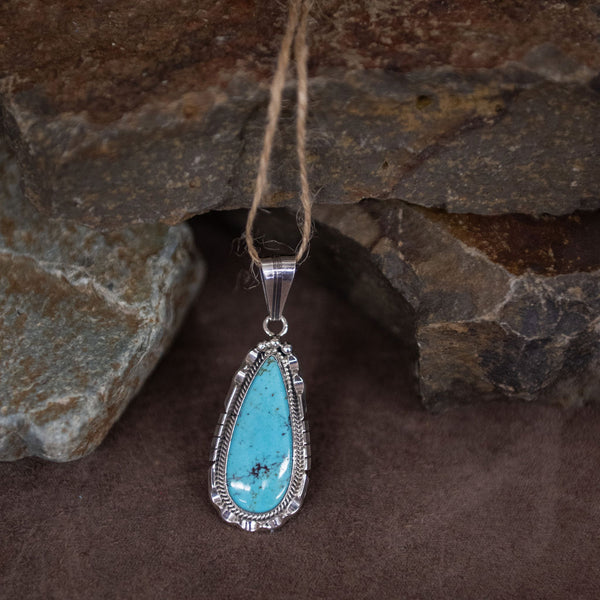 Navajo Turquoise Pendant - Matt 925 Inc.