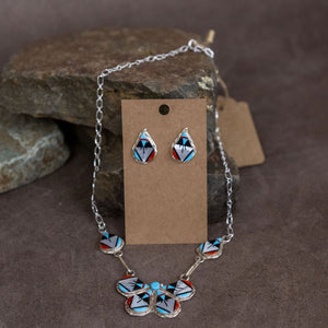 Zuni Necklace and Earrings - Matt 925 Inc.