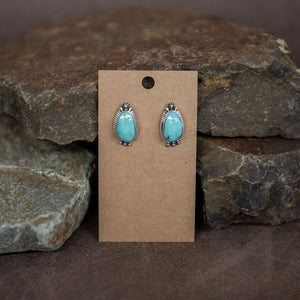 Navajo Turquoise Earrings - Matt 925 Inc.