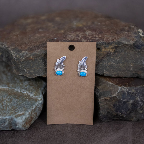 Navajo Turquoise Earrings - Matt 925 Inc.