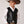 Kids' Lamb Leather Black Vest - Roper