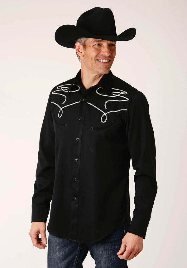 MENS L/S SHIRT OLD WEST COLLECTION SNAP - Roper