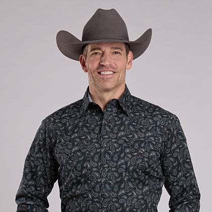 Men's Performance Paisley Print Shirt - Roper