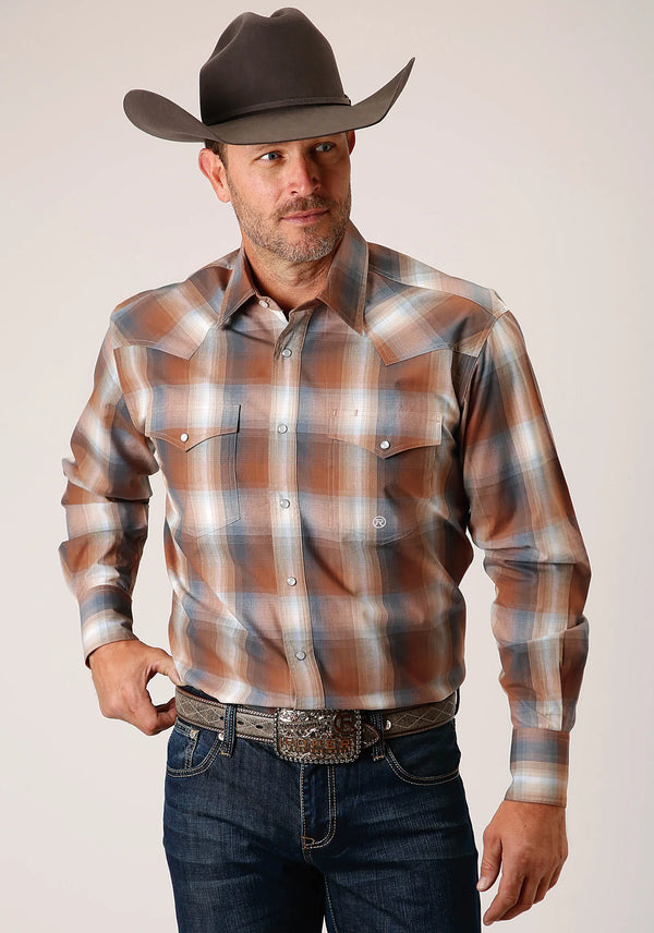 Mens Copper Ombre Shirt - Roper