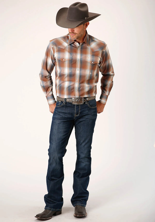 Mens Copper Ombre Shirt - Roper