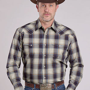 Men's Night Shade Plaid Shirt - Roper