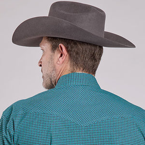 Men's Mini Check Stretch Shirt - Roper