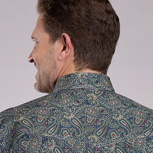 Men's Paisley Forest Button Shirt - Roper