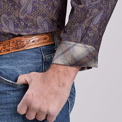 Men's Amarillo Paisley Print Shirt - Roper