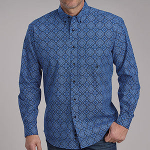 Men's Sapphire Ornamental Shirt - Roper