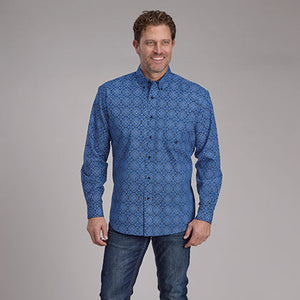 Men's Sapphire Ornamental Shirt - Roper