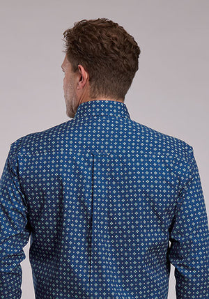 Men's Night Sky Foulard L/S Shirt - Roper
