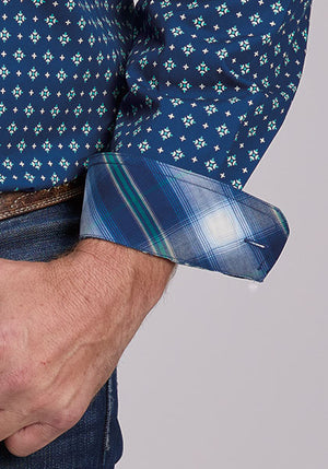 Men's Night Sky Foulard L/S Shirt - Roper