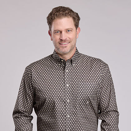 Men's Amarillo Foulard Print Shirt - Roper