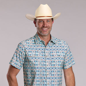 Men's Horizontal Aztec Shirt - Roper