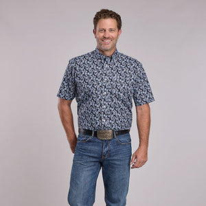 Men's Woodcut Paisley Shirt - Roper