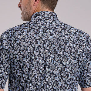 Men's Woodcut Paisley Shirt - Roper