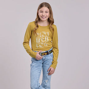 Girl's Boot Print Tee - Roper