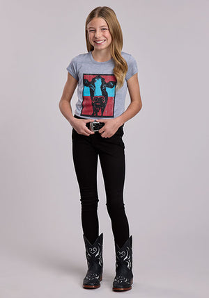 Girl's S/S Knit Jersey S's - Roper