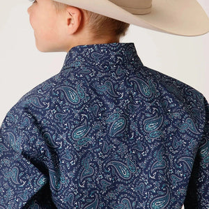 Vintage Paisley Print Shirt- Roper
