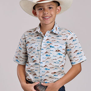 Boy's - Mesas Print Shirt - Roper