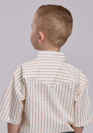 Boy's Stars and Stripes Print Shirt - Roper