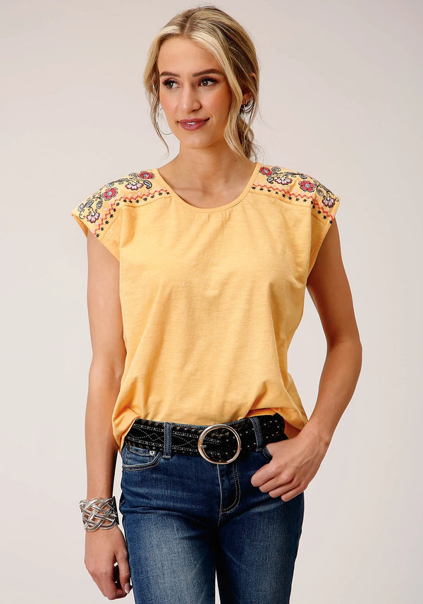 Womens Cotton Slub Jersey Tee - Roper