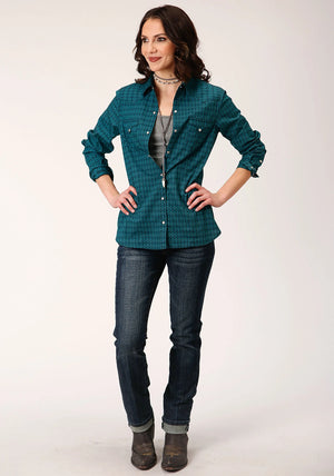 Women's Diamond Print Shirt - Roper