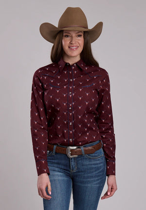 Women's Skull Print Shirt - Roper