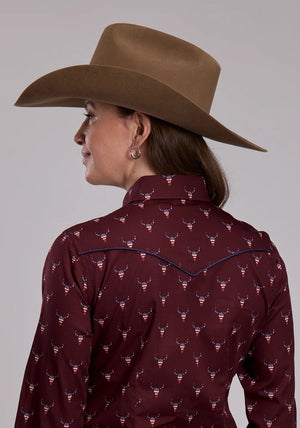 Women's Skull Print Shirt - Roper