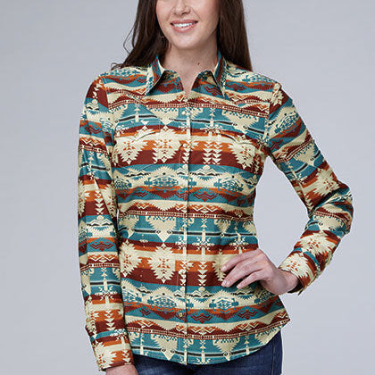 Women's Aztec Snap Shirt - Roper