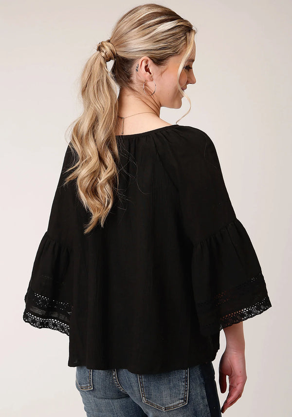 Women's Embroidery Blouse -Roper